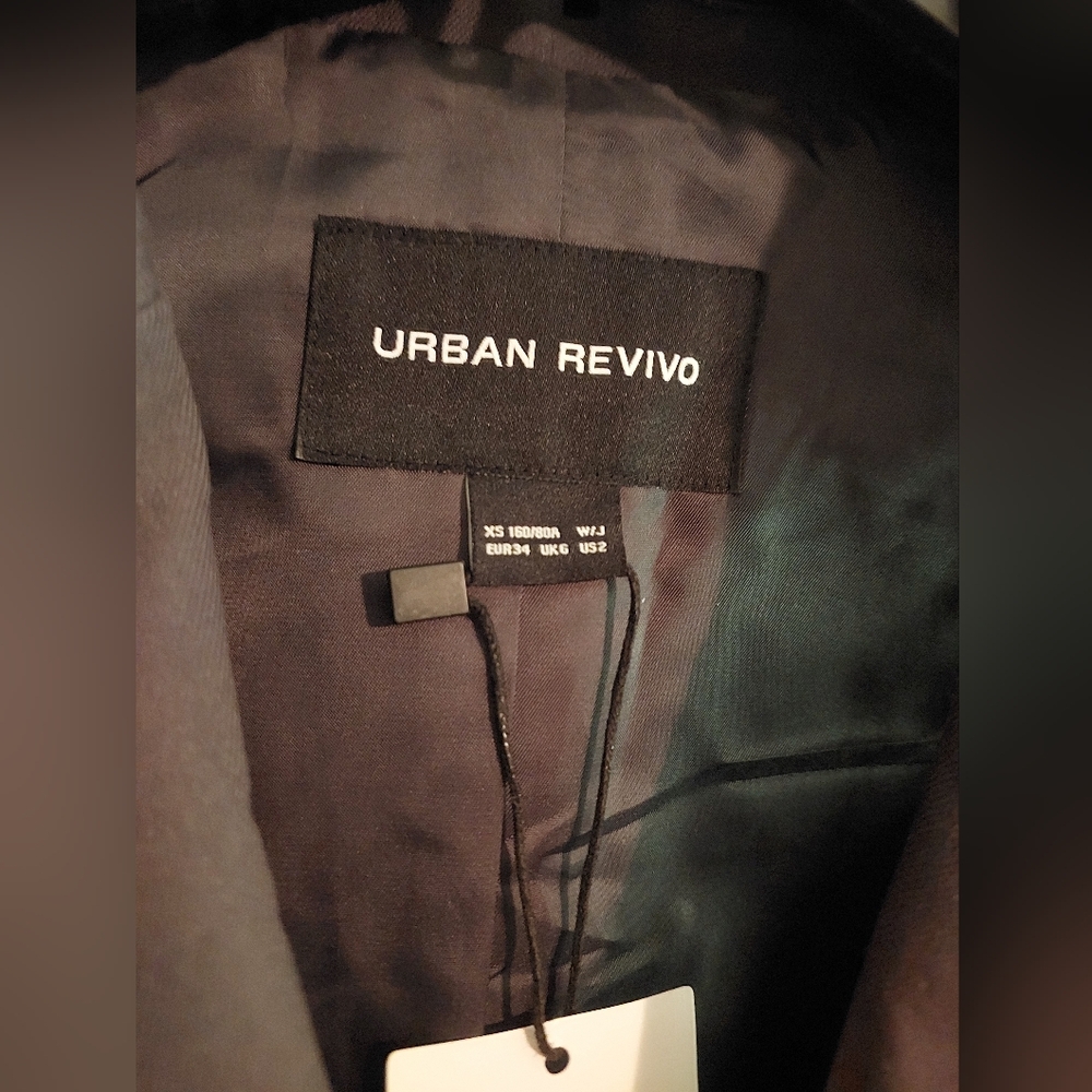 Urban Revivo Charcoal Sleeveless Blazer/Vest - Picture 5 of 7